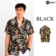 THE ROOMS - เดอะรูม เสื้อฮาวาย โคตรนุ่ม แขนสั้น ไม่ต้องรีด เสื้อยับยาก ผ้าดีมาก ลายเบิร์ดพาราไดซ์