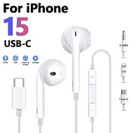 Earphones for iPhone 17 16 15 11 7 8 Plus Lightning Bluetooth Wired Headset with Microphone Android 