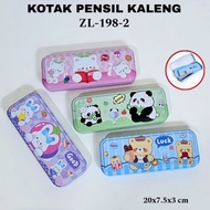 [PCS] 2-LAYER TIN PENCIL CASE ZL-198-2 2-LAYER TIN PENCIL CASE ZL198 TIN PENCIL CASE/