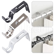 1Pair Curtain Rods Metal Bracket Hook - Roman Rod Storage Rack Hook - Heavy Duty Curtain Rod Holder 