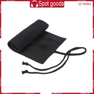 WIN Black Color School Pencil for Case Roller 12 24 36 48 72 Holes Canvas Roll Up Ma