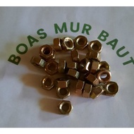 M6 nut 10 key nut/ m6 yellow nut/ milli nut/ boastuburut/