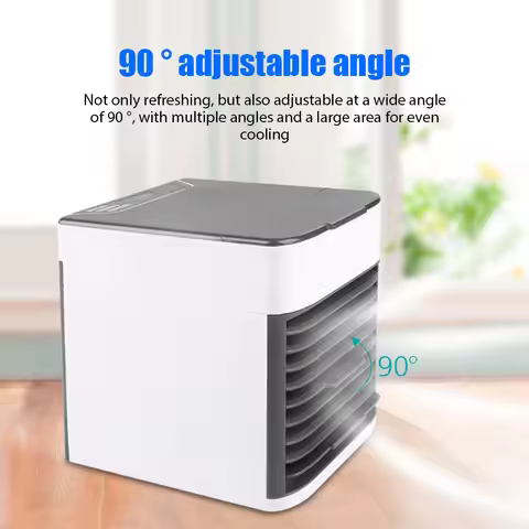 Portable Air Conditioner Fan Electric Fan Home Desktop Office Cooling fan Mobile Humidification Wate