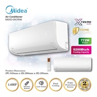 Midea MSXD-09CRN8 Aircond 1HP with Ionizer Air Conditioner R32( Optional Extra Smart Kits )