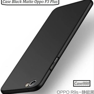 Oppo F3 + / R9S Soft Case Black Matte Doff Silicon Case