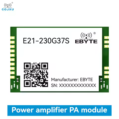 230MHz Power Amplifier RF Amplifier RF Gain Module COJXU E21-230G37S 37dBm 5W Long Range 20km SMD Mo