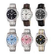 Casio Standard นาฬิกาข้อมือผู้หญิง สายสแตนเลส/สายหนัง รุ่น LTP-1314,LTP-1314D,LTP-1314L (LTP-1314D-1A,LTP-1314L-7A,LTP-1314L-8A,LTP-1314D-2A,LTP-1314D-5A,LTP-1314SG-1A)