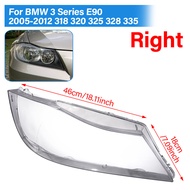 Một cặp vỏ đèn pha xe hơi phía trước phù hợp với vỏ gương kính E90 Đèn đầu xe cấp thấp của dòng sản