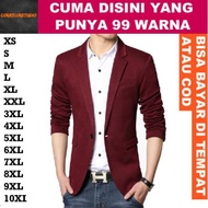 KATUN MERAH 99 COLORS 10XL 9XL 8XL 7XL 6XL 5XL 4XL 3XL XXL XL LMS XS MEN'S BLAZER MEN'S Suit Stretch