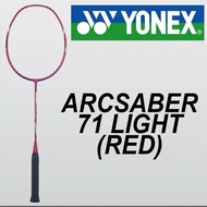 [Free String + Grip] YONEX Arcsaber LIGHT 73 Racket 100% ORIGINAL (MAX 30LBS 5U Racquet Badminton YO