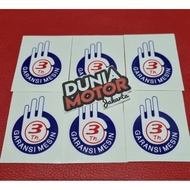 3 year warranty sticker yamaha warranty sticker (unit) 3 year warranty sticker