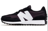 New Balance NB 327 低幫 防滑 兒童休閒鞋 黑白色 青少年