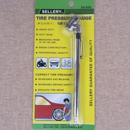 SELLERY Pen Type Tire Pressure Gauge 120LBS Made In Taiwan 56-600 Zinc Alloy Copper Tube Automobile 