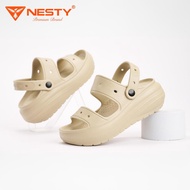 [NE51] [Free Charm] Women's Sandals 6cm High Heel Solid Molded Brand NESTY (KO2)