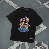 T-shirt Evisu/T-shirt Evisu Uniseks T-shirt bercorak T-shirt longgar T-shirt gaya Korea 8LHJ