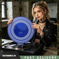 [cozyroomss.sg] Turntable Strobe Disc Double Sided LP Stroboscope Mat 33/45/78 RPM for Record Player