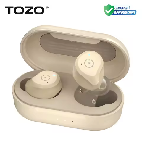 Refurbished TOZO ANC Earbuds TWS True Wireless Stereo Bluetooth Earphone Noise Cancelling In Ear Hea