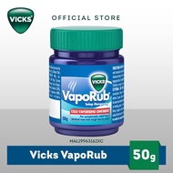 [East Malaysia] Vicks Vaporub Cold Vaporizing Ointment (50g)
