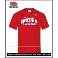 Ginebra San Miguel Fruit of the Loom T-Shirt 100%Cotton Soft Premium