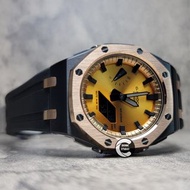 《改裝訂製》G-SHOCK特別限量版 男裝女裝手錶鋼錶電子錶 防水潛水錶 農家橡樹 Casioak Casio G Shock Special Limted Edition GA2100 Luxury