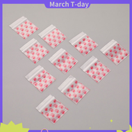 March 100pcs MINI ziplock ถุงซิปพลาสติกขนาดเล็กบรรจุภัณฑ์ถุงยา