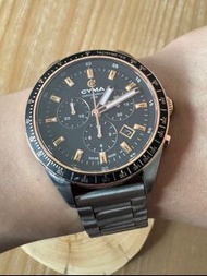 CYMA 計時手錶  18K金 手表 瑞士製造 Swiss Made 精鋼 手表 Chronograph  Watches 100%正品