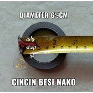 Nako iron ring size diameter 6 _ 61⁄2 cm nako iron material 9.5 _ 10 mm iron fence decoration