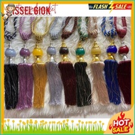 Cod Luxury Curtain Rope - Curtain Tassel - Curtain Tieback Crystal Curtain Rope Doll Curtain Decorat
