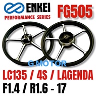 Sport RIM ENKEI FG505 LC135/4S/LAGENDA SIZE 1.4/1.6-17 Ready To BEARING With BUSH