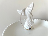 天然淡水珍珠 BABY珠 手鏈 石榴石