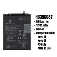HB356687ECW Original Battery for Huawei Nova 3i Nova2i Nova2s Nova2Plus Nova4e