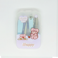 Gratis Ongkir - Set Manicure Karakter Lucu 7 in 1 / Gunting Kuku Set Travelling Manicure Pedicure