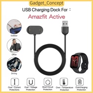 USB Charging Dock For Amazfit Active , Amazfit Active Edge Smart Watch USB Charger Cable Amazfit