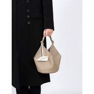 Women Genuine Women Genuine Leather Female Bag Bucket Bag First Layer Cowhide Handbag Bag Female Gen
