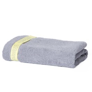 "Sodateru Towel (Growing Towel) Yellow Ribbon Bath Towel - 60x120cm, 100% Cotton, Various Colors"
