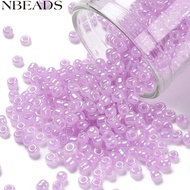 1Pound Glass Seed Beads Ceylon Round Violet 12/0 2mm Hole: 1mm about 30000pcs/pound