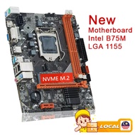 New Intel B75M Motherboard LGA1155 Gen3/Gen2 i7/i5/i3/Pentium NVME M2 HDMI VGA USB3.0 Sound Lan OEM