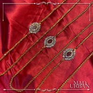 [PAYDAY ARRIVALS] Thali Kodi Mugappu Moppu Chain Designs Indian Fashion Long Chain 18 Inch Mad Urban