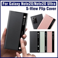 Samsung Mirror Smart View Flip Case Original Galaxy Note 20 Ultra/ Note20 5G Phone LED Cover S-View 