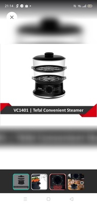 Tefal Convinent Steamer - VC 1401