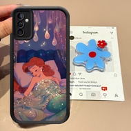 DE-26 Princess Ariel For Samsung A05 A04s A34 A24 M04 A35 A05S A06 A25 F04 5G Casing