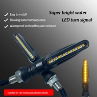 WORBEN Universal Motorcycle Yellow Flowing Turn Signal Indicator LED Light Lampu Isyarat Motorbike M