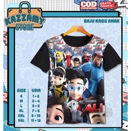 3D Anime Ejen Ali 3 Kids T-Shirt - 3D Kids Game T-Shirt Cute T-Shirt | Kazzamy