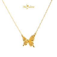 MASDORA 999 Gold Necklace Rantai Leher Emas ~ Elegance Enormous Butterfly (EMAS 999/24K)