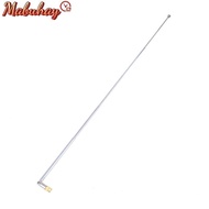 1Pc 37cm 5 Section Telescopic Stainless Steel AM FM Radio Universal Antenna