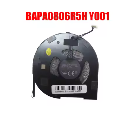 Laptop CPU Cooling Fan For Lenovo For ThinkPad BAPA0806R5H Y001 DC5V 0.5A New