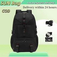 Ready Stock 50-80L Travel Bagpack man Expandable Sports backpack 17/18 inch laptop Waterproof backpa