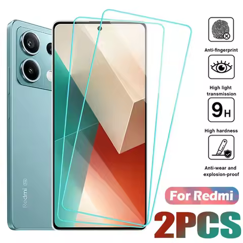 2PCS Protective Glass For Xiaomi Redmi Note 12 Turbo 12s 13 Pro Tempered Screen Protector Redmi Note