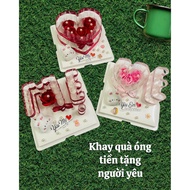 Gift box containing money 22x10, including money tray as a gift October 20, 11 24.12 14.02 08.03, bi