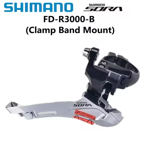 SHIMANO SORA R3000 Series FD-R3000 Front Derailleur Brazed On 2x9 Speed For Road Bike Bicycle Origin